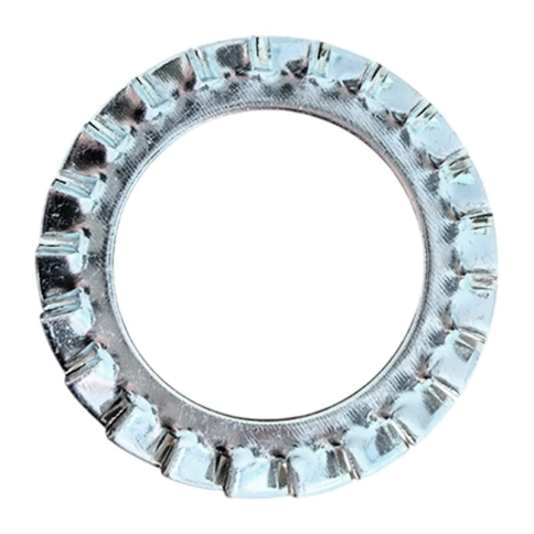 Шайба зубчатая М24 DIN 6798 тип А, оцинкованная фото 2