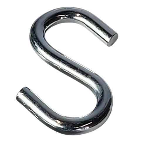 Крючок S-образный М3, оцинкованный фото 1