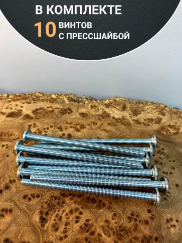 Винт с прессшайбой полукруглая головка DIN967 ,10 шт. фото 139
