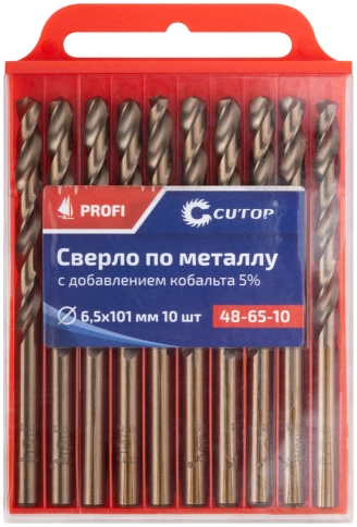 Сверло по металлу Cutop Profi с кобальтом 5%, 6,5х101 мм  фото 3