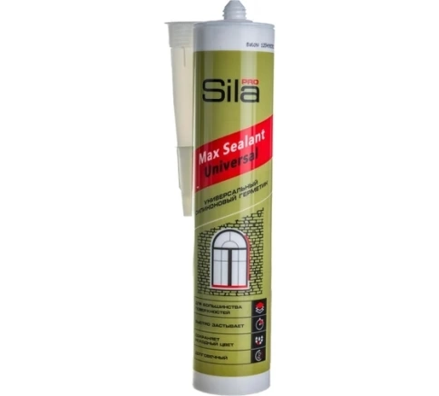 Герметик силикон.универс.бел. Sila PRO Max Sealant, 280 мл фото 1