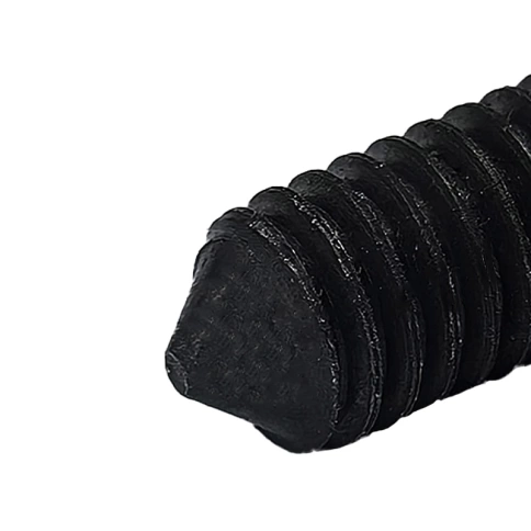 Винт установочный с внутр. шестигранником 12х12 мм, класс прочности 12.9 DIN 914 черный фото 2