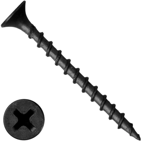 Саморез по г/к, круп., 4,2х65 рез.фосф. РУС. фото 1