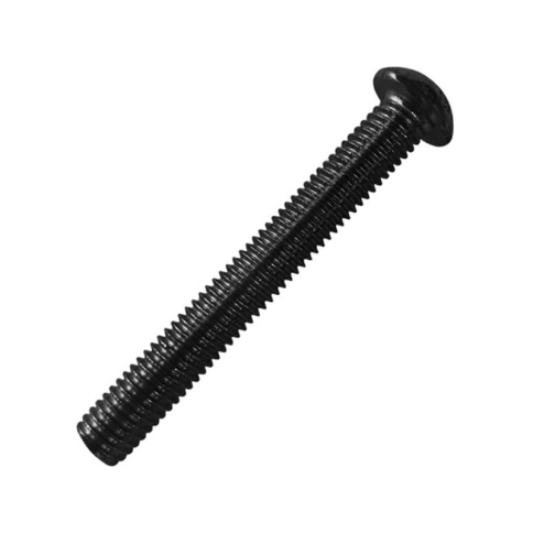 Винт с полукруглой головкой и внутренним шестигранником 10х75 мм ISO 7380 класс прочности 10.9 фото 1