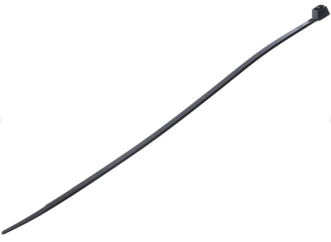 Хомуты пластиковые черные 200х4,8 мм 100 шт. Сибртех фото 1