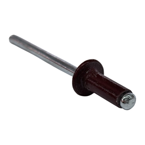 Заклепка вытяжная комбинированная 4,8х12 мм RAL3005 красный  фото 2