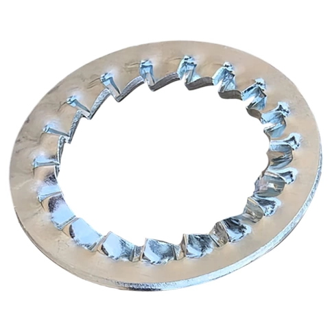 Шайба зубчатая М16 DIN 6798 тип J, оцинкованная фото 1